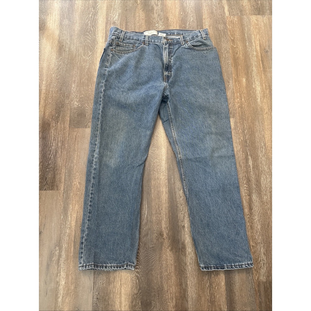 Levis Strauss Signature Men's 40x30 Blue Jeans Regular Fit Made In Egypt